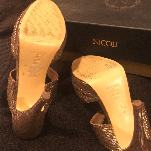 NICOLI-LUXURY CRYSTAL EMBELLISHED SHOES - Picture 5 of 8